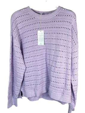 Thread & Supply Robin Sweater, Petal Lilac, XL‎